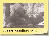 Albert Ketelbey in his garden